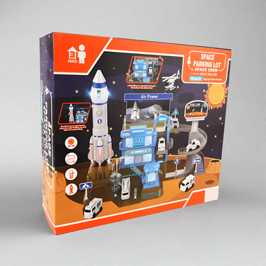 INTERACTIVE SPACE STATION TRACK SET FOR KIDS